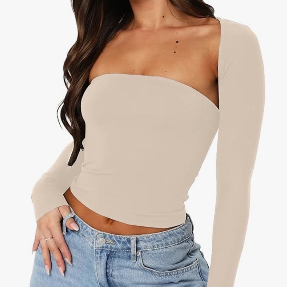 Tan Top with Shrug